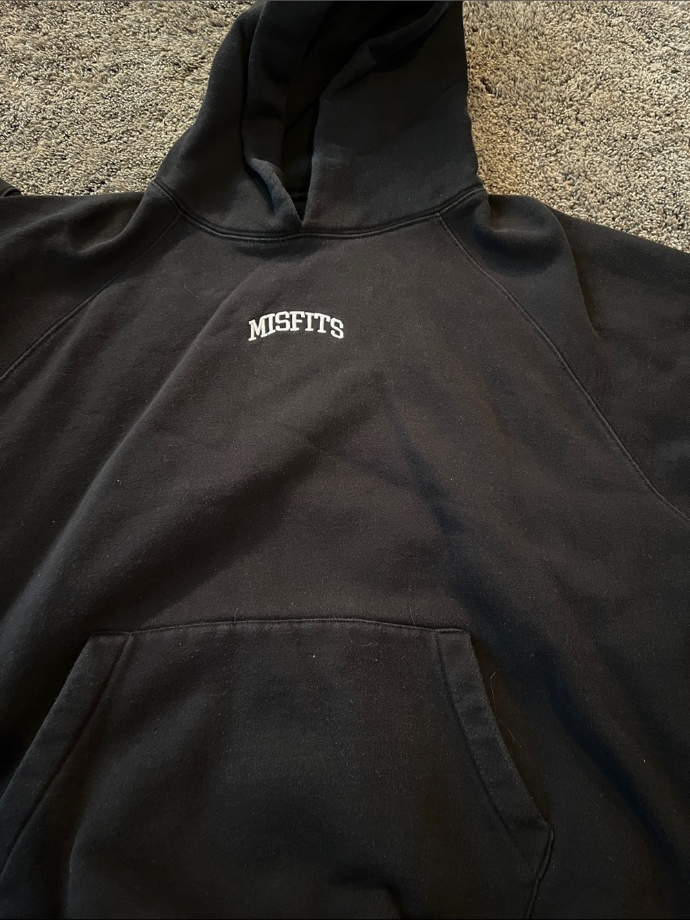 Corrupted Strength!  Misfits hoodie. Black with red and white design. 
Misfits. - Picture 5 of 11